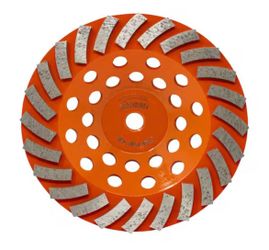 RIDGID 7 in. 24-Segment Turbo Cup Grinding Wheel Power Tool Accessory =Tools-650