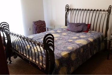 Queen bed frame