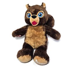 Build A Bear Sammy The Squirrel Plush Stuffed Animal Great Wolf Lodge Mascot Toy, 