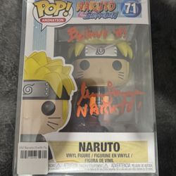 Naruto Funko Pop Signed 