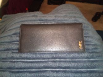 Saint Laurent YSL Long Leather Wallet