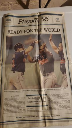 Indians playoff's 95, $10