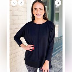 BNWT SPANX Perfect Length Top Dolman Sweatshirt 