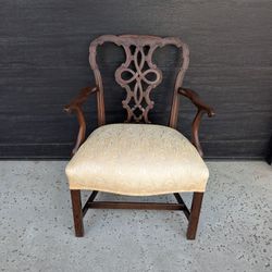 Beautiful Vintage Georgian Style Side Chair Parlor Chair 