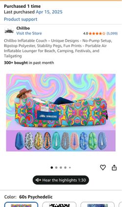 Chillbo Inflatable Couch
