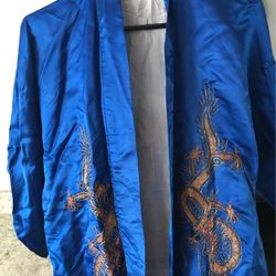 Japanese Silk Bathrobe Size 6 “ladies