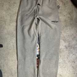 Essentials fear of god uncuffed sweatpants