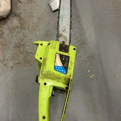 Vintage Poulan Patriot EL-14 Electric Chainsaw
