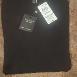 NEW 100% Cashmere Woman’s V Neck Sweater