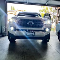 H7 LED Light Bulbs, 8000LM Per Set 6500K LED Light Bulbs with Fan & EMC, Halogen Headlight Bulb Replacement, Pack of 2 