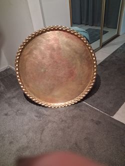 36in  Brass plater