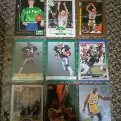 Larry Bird Bo Jackson Magic Jonhson Cards