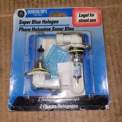 (2) GE 9006SB/BP2 Super Blue Halogen HB4 12V