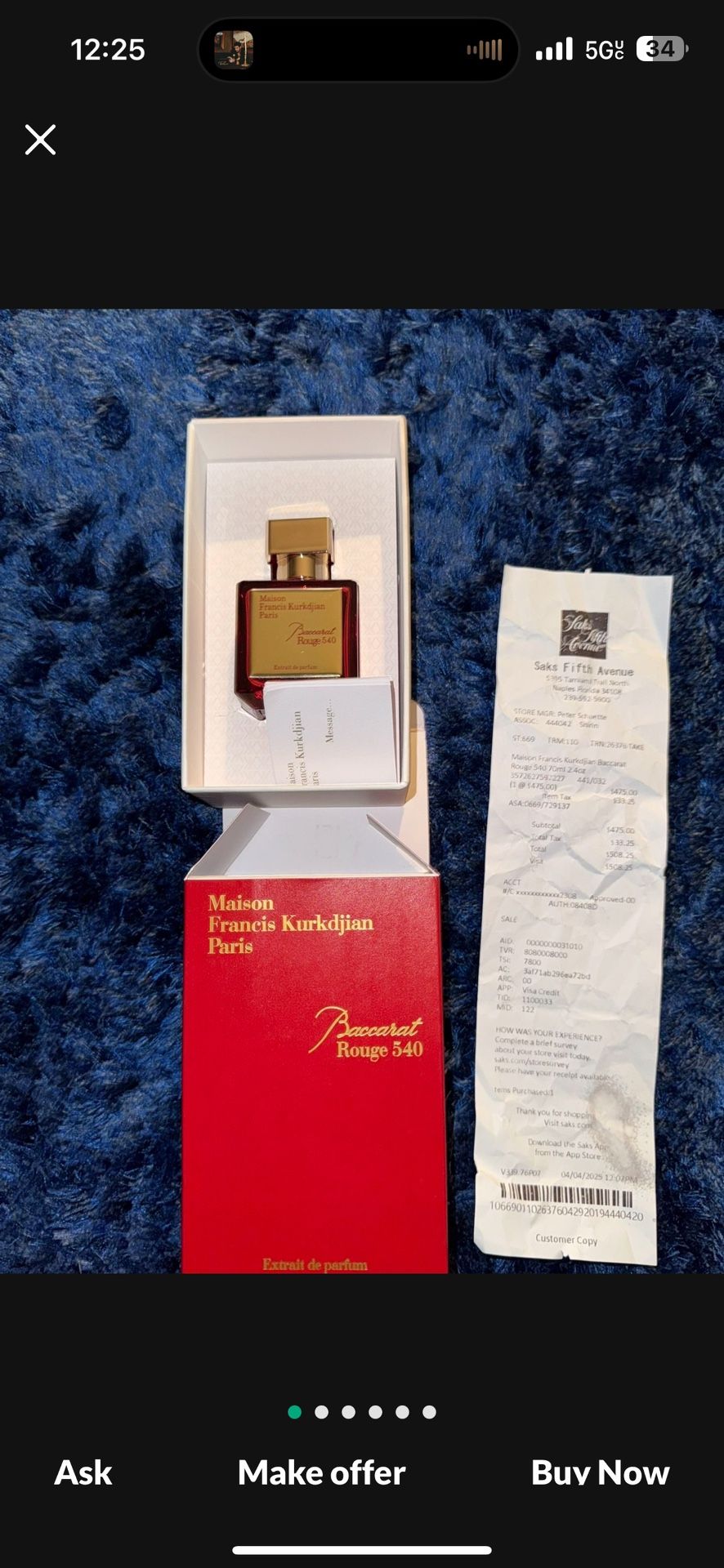 Baccarat Rouge 540