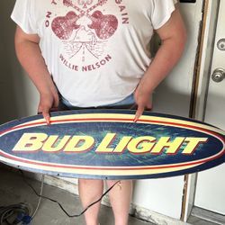 Vintage Bud Light Light Up Sign