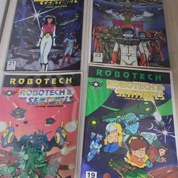 Robotech Sentinels Académics Cómics #17-19-21-22
