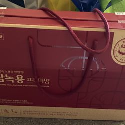 Chong Kun Dang Health Red Ginseng Antler Premium 50ml x 30 packets x1 box / 종근당건강 홍삼녹용 프리미엄 