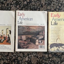 3 Early American Life Magazines from 1978