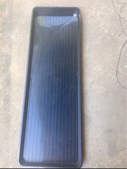 Large Black Plastic Grow Tray