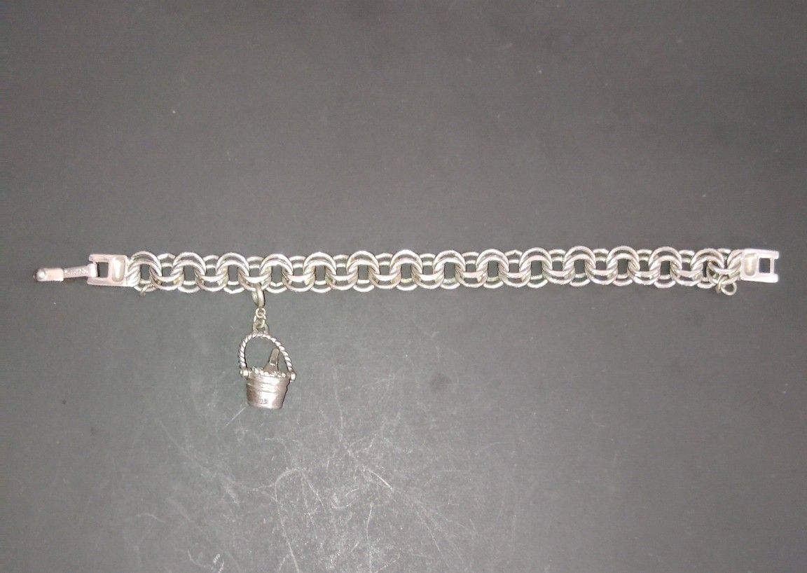 Monet Chain Bracelet With Charm