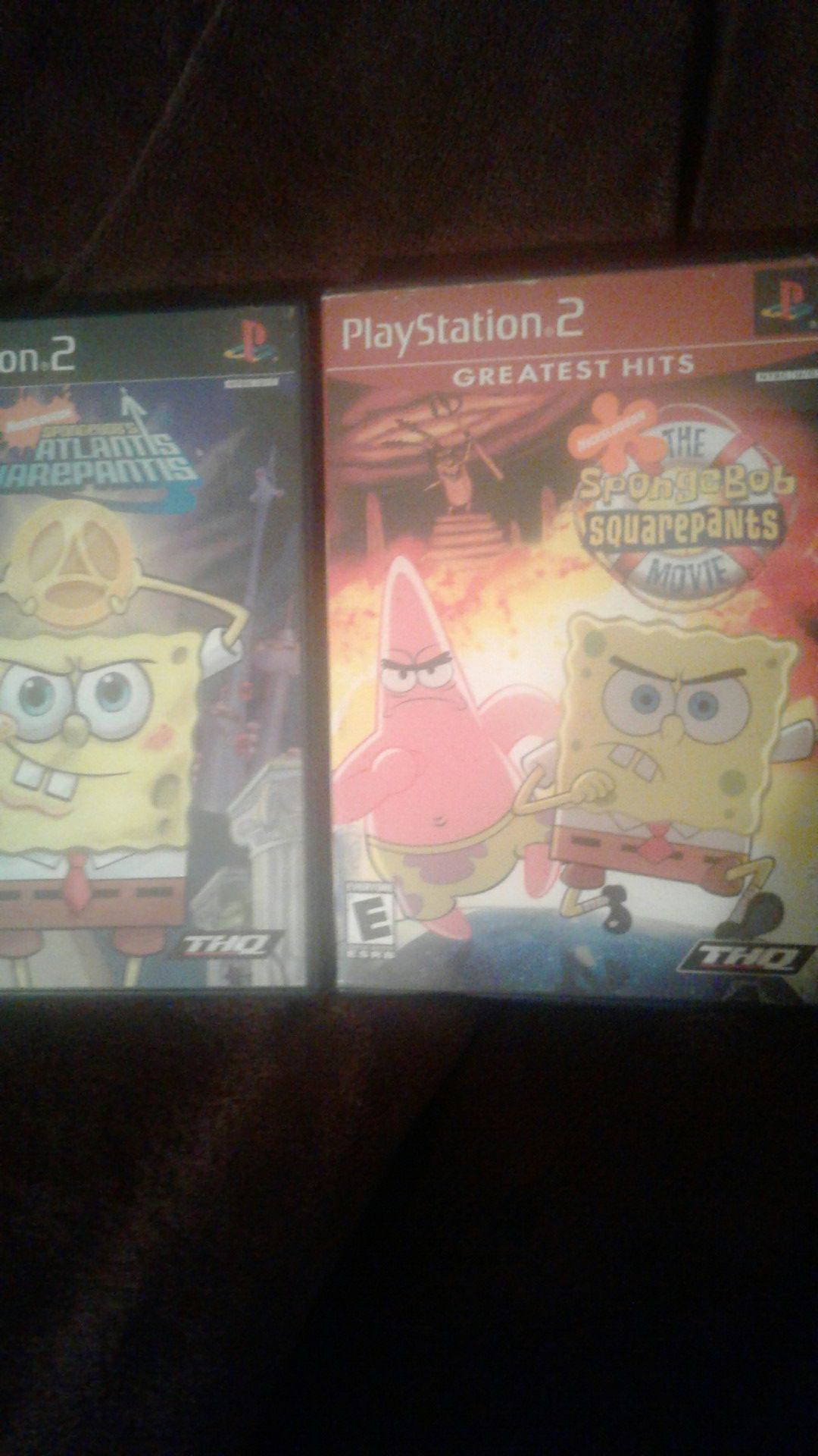 PlayStation ps2 spongesbob games lot