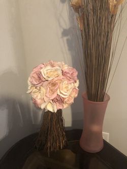 2 flower decorations, both $ 15