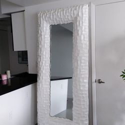 Large Mirror White
