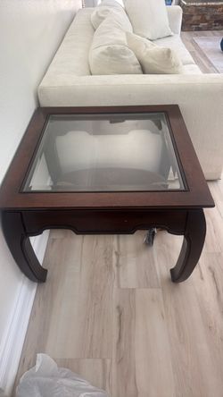 Coffee table and two side tables