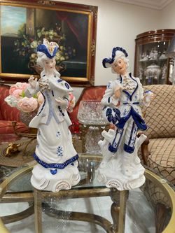 Beautiful George & Martha Washington Porcelain Couple Figurines🌷