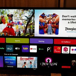 LG 48 inch OLED AI 4K UHD Smart webOS TV 120HZ