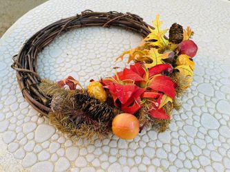 Take Two Of This Wreaths Size 17” Tall