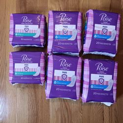 6 For 18 Poise Pads