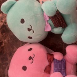 Chocolate Bear Plushies 