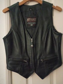 Xpert Performance Gear Black Leather Vest