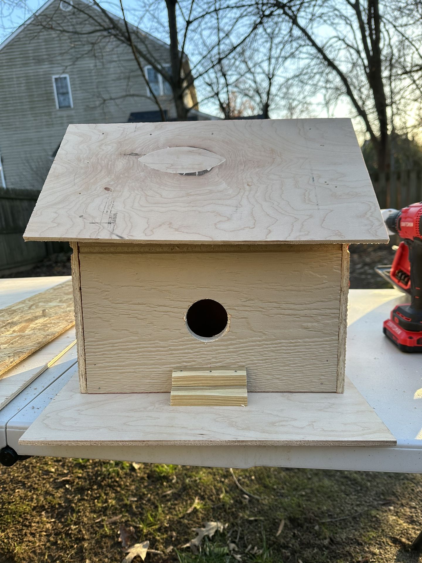 Custom Made Bird House Ready To Paint