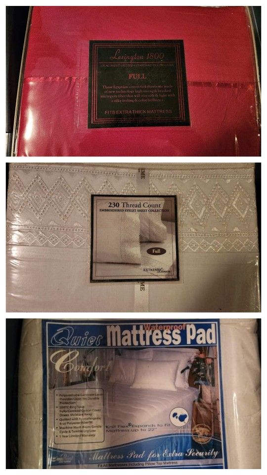 Brand New Sheet 6 Different Colors 1 Flat 1fitted Four Standard Size Pillow Cases