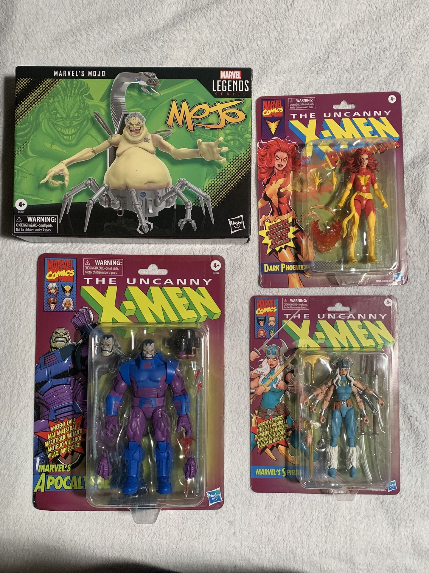 X Men Villain Marvel Legends Action Figure Lot New Apocalypse Dark Phoenix Spiral Mojo