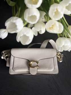 Coach Beige Leather Bag