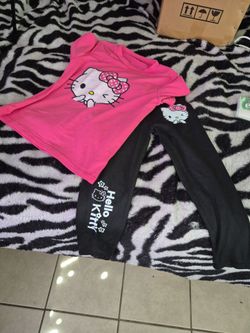 Hello Kitty Girls 2-Piece Outfit Set