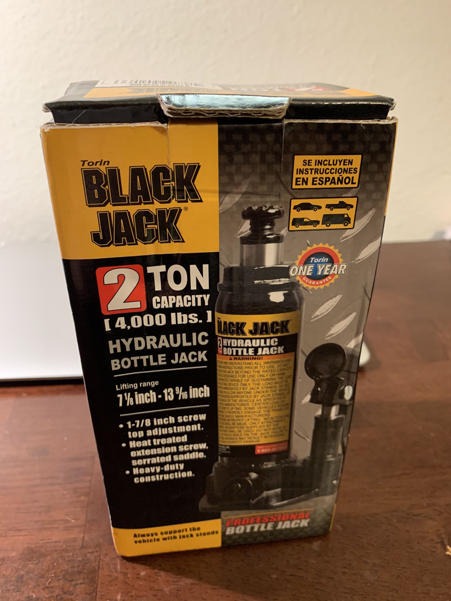 Black jack Hydraulic Bottle Jack FREE!