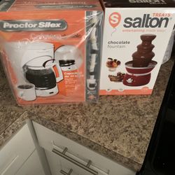 Coffee Pot And Chocolate Fountain