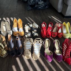 Women’s size 10 Heels (Assorted Styles)