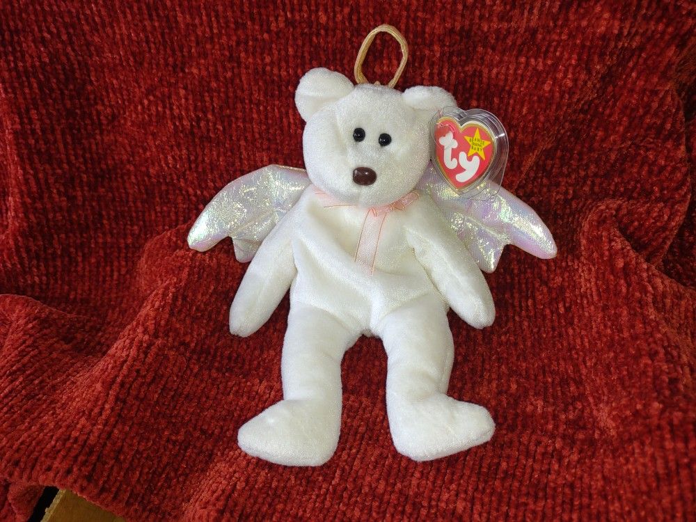 Ty Beanie Babies Halo 😇 Angel Bear 🐻