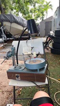 Vintage Graves Mark III Gemstone Faceting Machine - Working Lapidary Tool