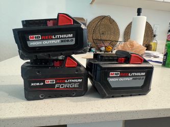 Milwaukee batteries