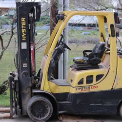 Hyster 120 forklift 