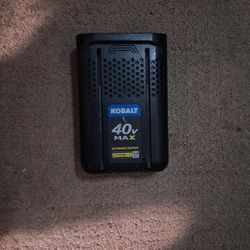 Kobalt 40v Max Battery