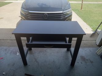 HOMLUX 39" Computer/Writing Desk with Drawer in Blackwood