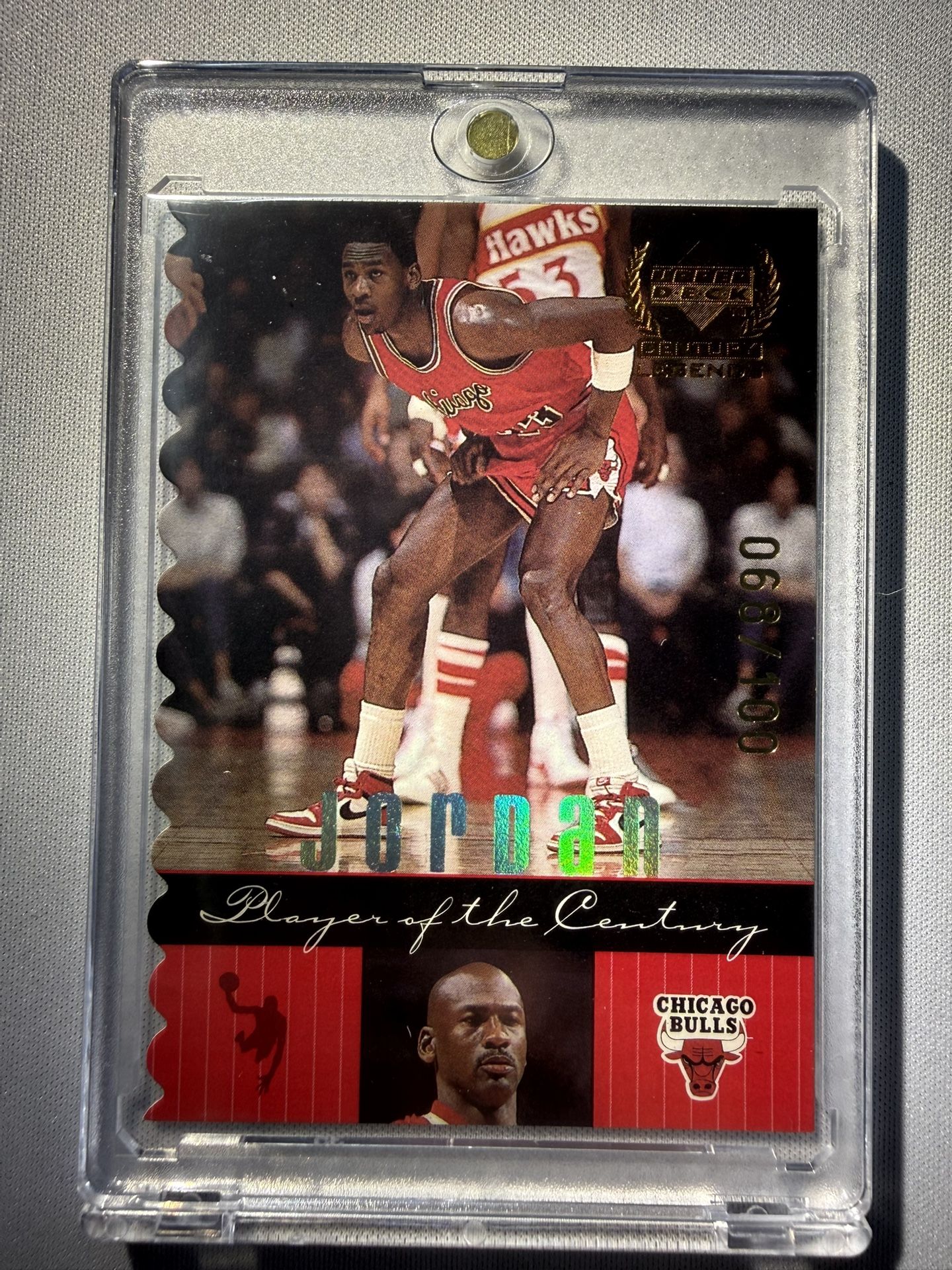 🔥 RARE SERIAL #’d MJ – ONLY 100 MADE 🔥