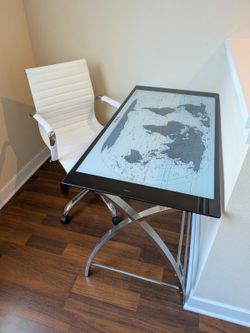 Desk and chair